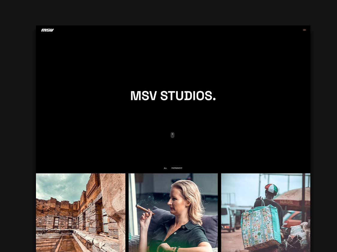 Msv web design portfolio image